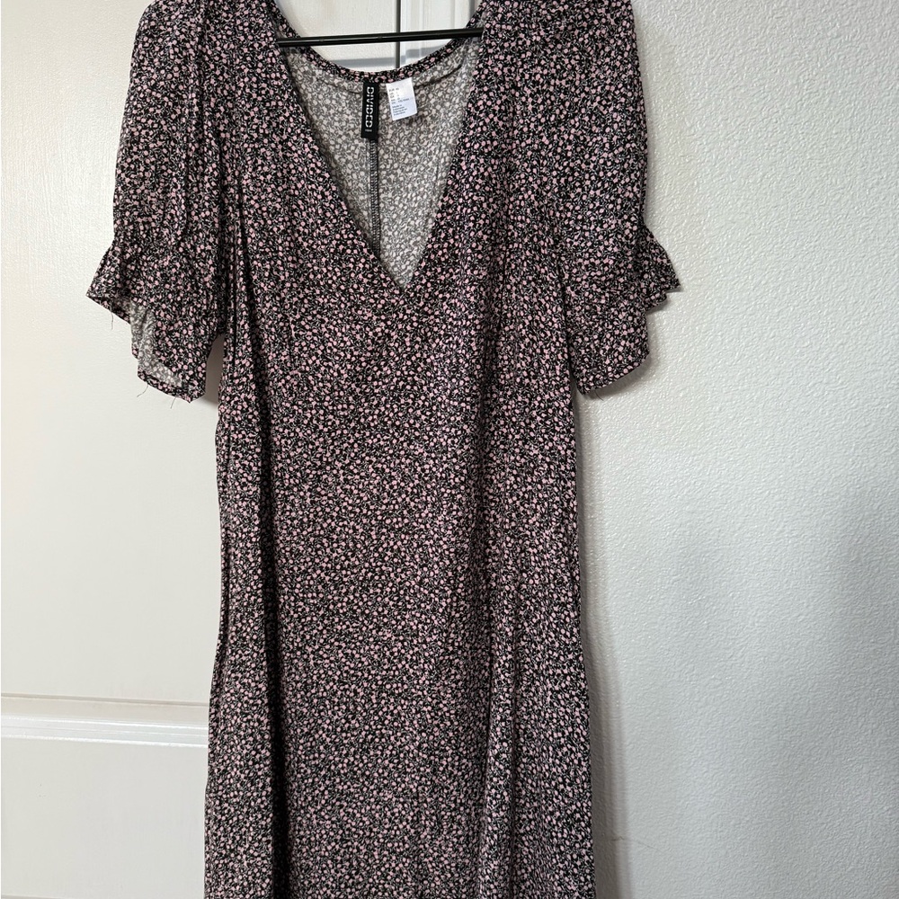 Floral V-Neck Dress